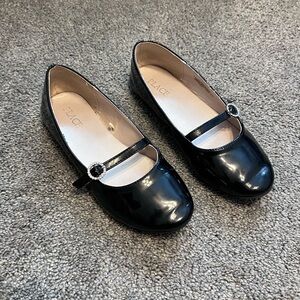Children’s Place- Black dress shoes with rubber sole